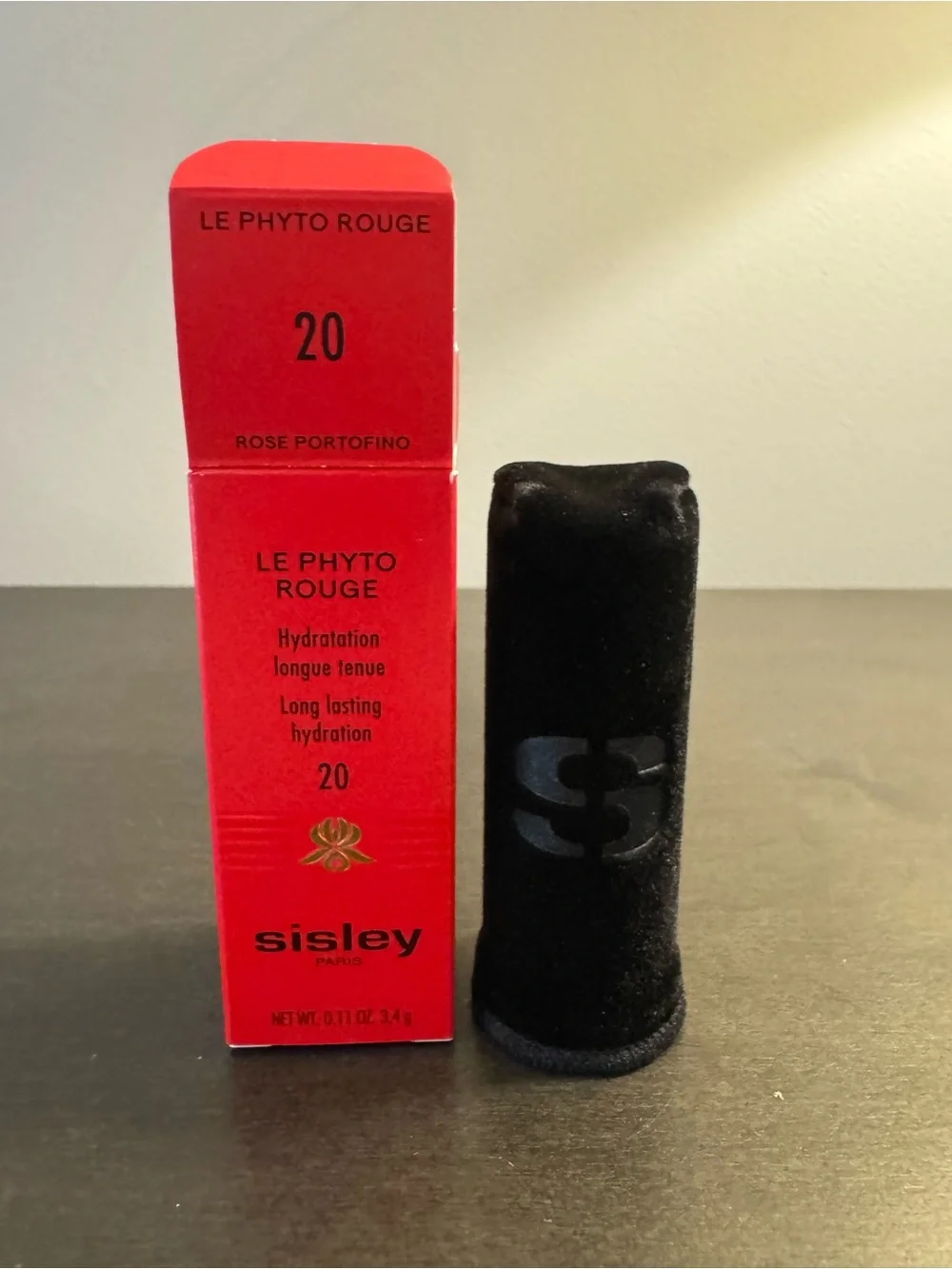 Sisley Le Phyto Rouge Lipstick 20 Rose Portofino Full Size NIB